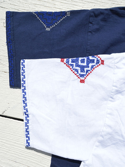 【OAXACA】　S/S Pocket Tee “PUNTO DE CRUZ”