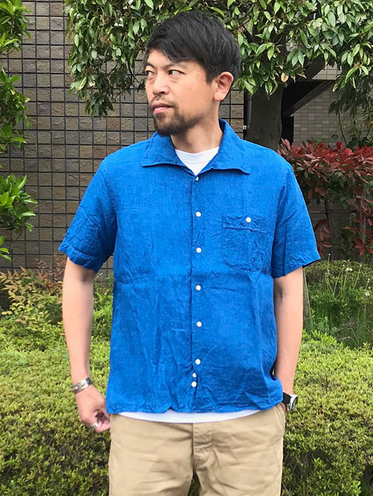 NAT-U-RAL別注 Amanda S/S Shirt　(Linen)