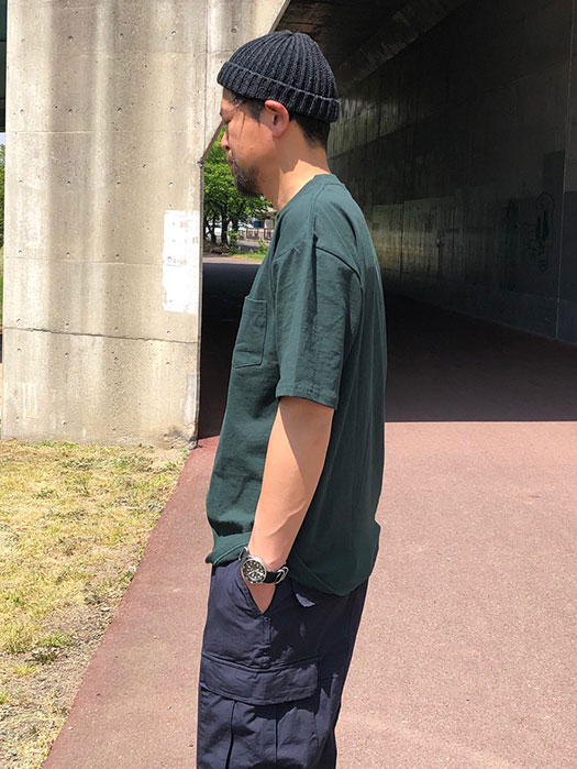 【FRUIT OF THE LOOM】 Heavy Weigth Pocket Tee