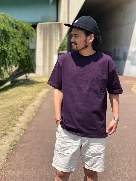 【FRUIT OF THE LOOM】 Heavy Weigth Pocket Tee