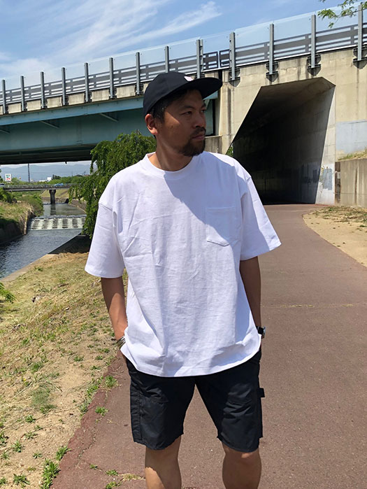 【FRUIT OF THE LOOM】 Heavy Weigth Pocket Tee