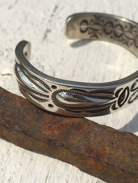 【Ray Adakai】　Double Stamp Bracelet　(M)
