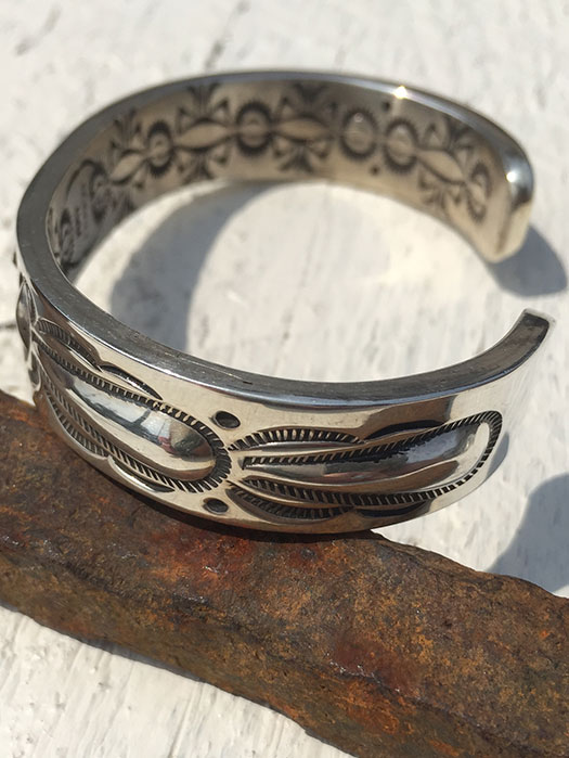 【Ray Adakai】　Double Stamp Bracelet　(M)