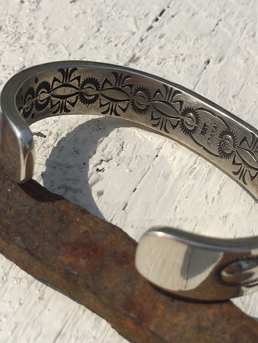 【Ray Adakai】　Double Stamp Bracelet　(M)