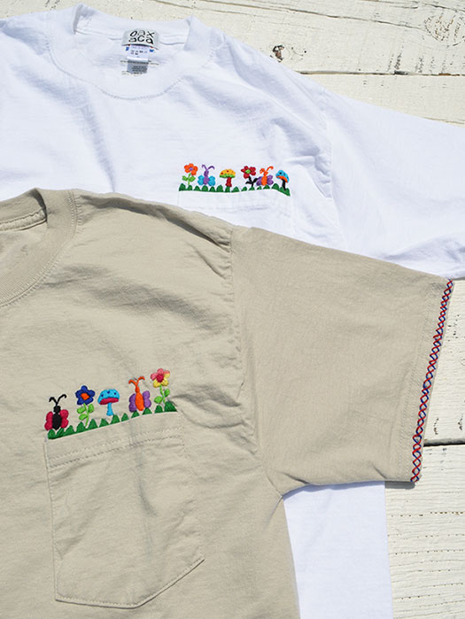 【OAXACA】　S/S Pocket Tee “MARIPOSA”　