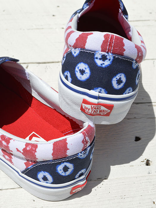 Classic Slip-On　(Dyed Dots & Stripes)