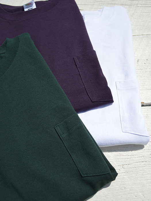 【FRUIT OF THE LOOM】 Heavy Weigth Pocket Tee