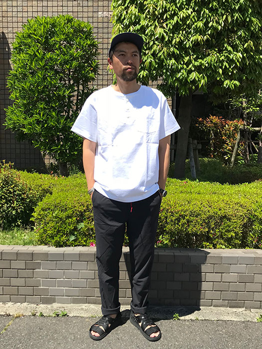 【CAMBER】　S/S Henley Neck Pocket Tee