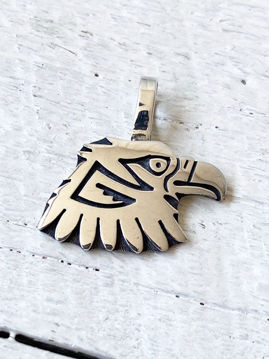 【Fernand Puhuhefvaya】 Overlay Eagle Face Pendant　