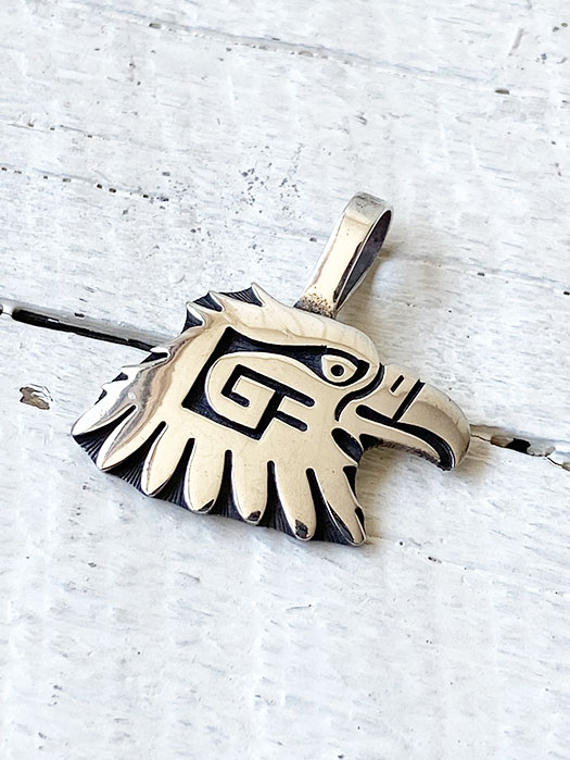 【Fernand Puhuhefvaya】 Overlay Eagle Face Pendant