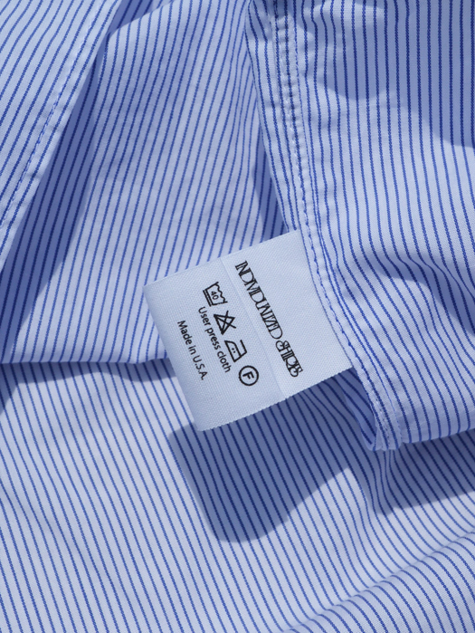 S/S CAMP COLLAR SHIRT (PENCIL STRIPE) “NR別注”