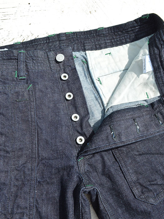 Fall Leaf Sprayer Pants 1/2　(9oz Denim)