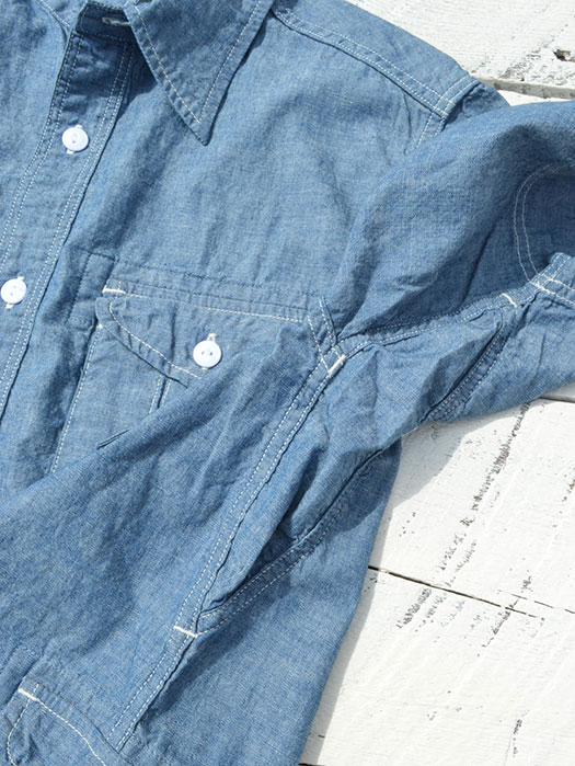 Botanical Scout Shirt 1/2　(5oz Chambray)