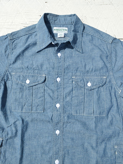 Botanical Scout Shirt 1/2　(5oz Chambray)