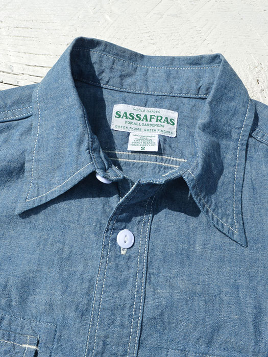 Botanical Scout Shirt 1/2　(5oz Chambray)