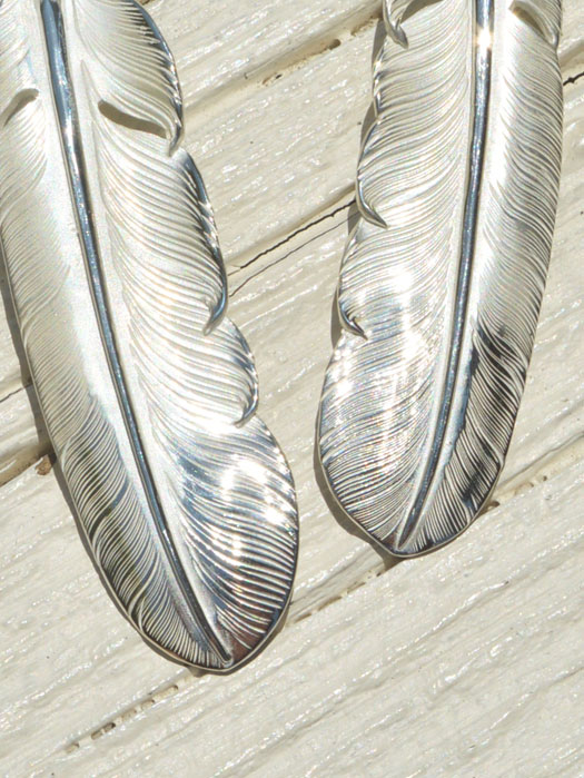 EFNL-0040　EAGLE HEAD FEATHER PENDANT No. 40