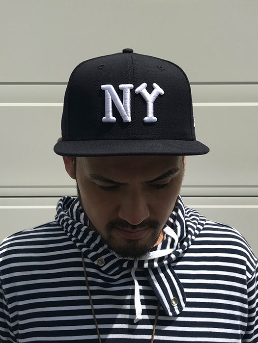 59FIFTY “New York Black Yankees” (Navy× White)