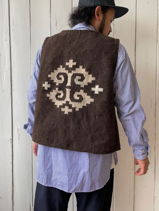【OAXACA】　RUG VEST “CARACOL”