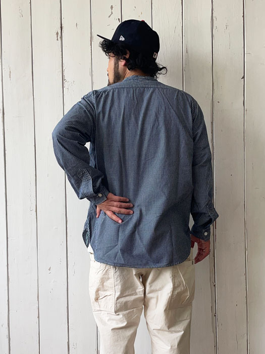 Band Collar Shirt (Check 1)　“1993 Model”