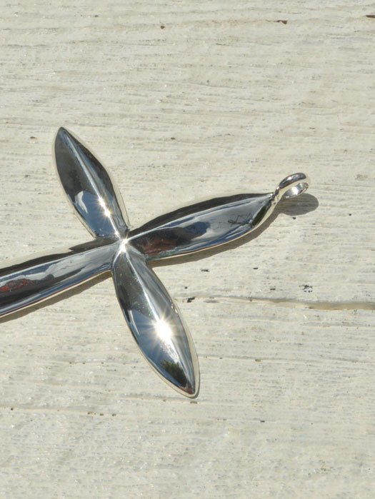NL-0082　TRIANGLE CROSS PENDANT
