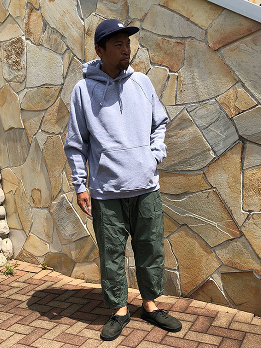 【Upcycle】 Heavy Fleece Pullover Hoodie