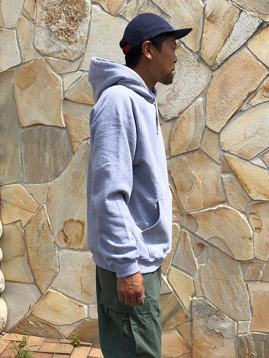 【Upcycle】 Heavy Fleece Pullover Hoodie