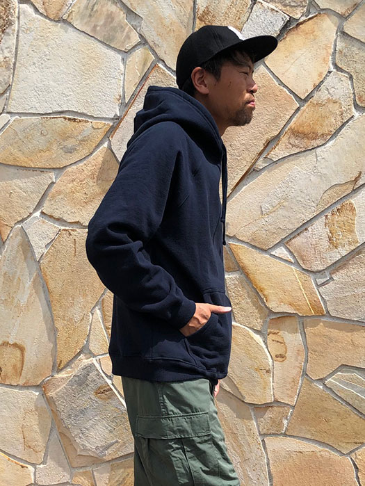 【Upcycle】 Heavy Fleece Pullover Hoodie