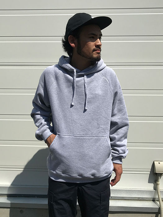 【Upcycle】 Heavy Fleece Pullover Hoodie　