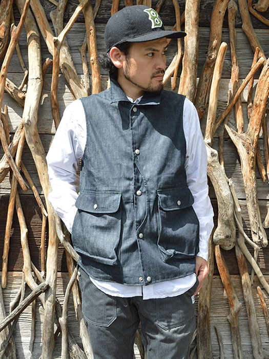 Plant Hunter Vest　(8oz Denim)　