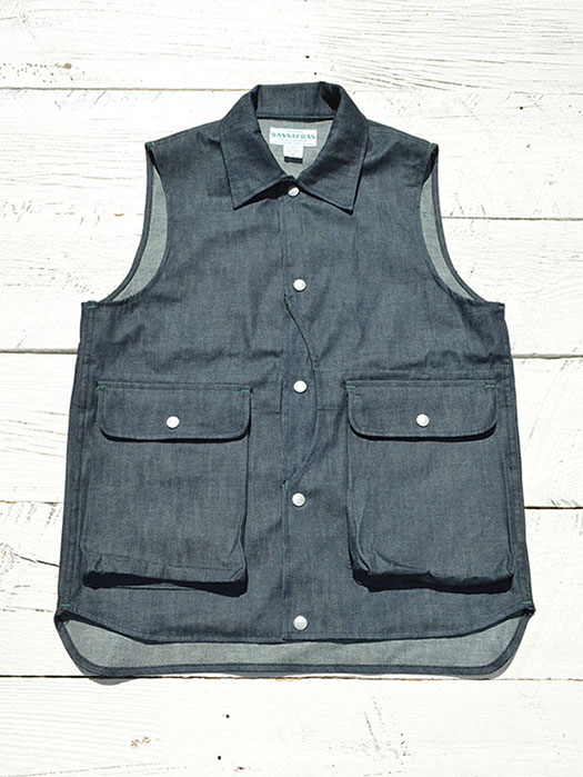 Plant Hunter Vest　(8oz Denim)