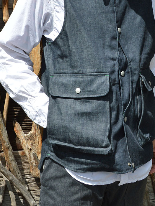 Plant Hunter Vest　(8oz Denim)