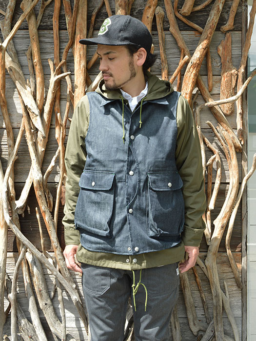 Plant Hunter Vest　(8oz Denim)