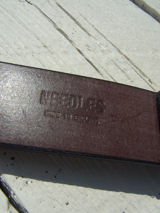 【Martin F.for Needles】　Quick Release Belt　(Bridle/Wide)