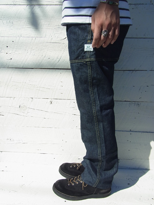 Fall Leaf Sprayer Pants　(13.5oz Denim)