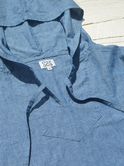 【OAXACA】　Baja Hoodie　(Chambray)