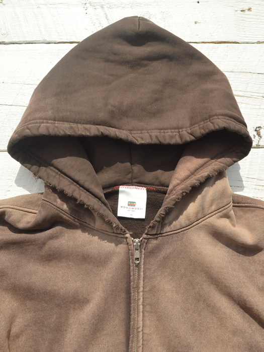 【MOOJI MOOJI】 Oversize Zip Up Hoodie