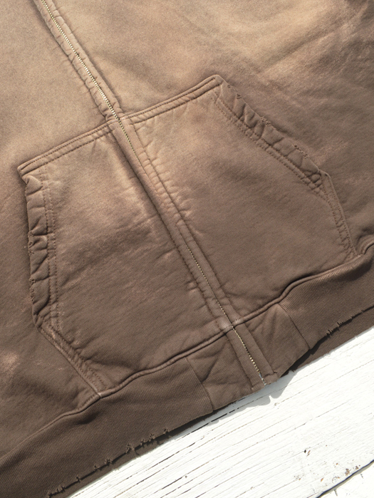 【MOOJI MOOJI】 Oversize Zip Up Hoodie