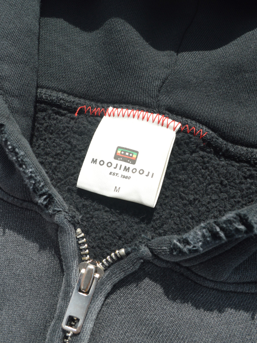 【MOOJI MOOJI】 Oversize Zip Up Hoodie