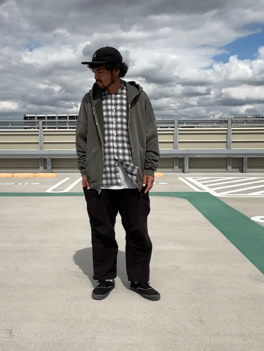 【MOOJI MOOJI】 Oversize Zip Up Hoodie