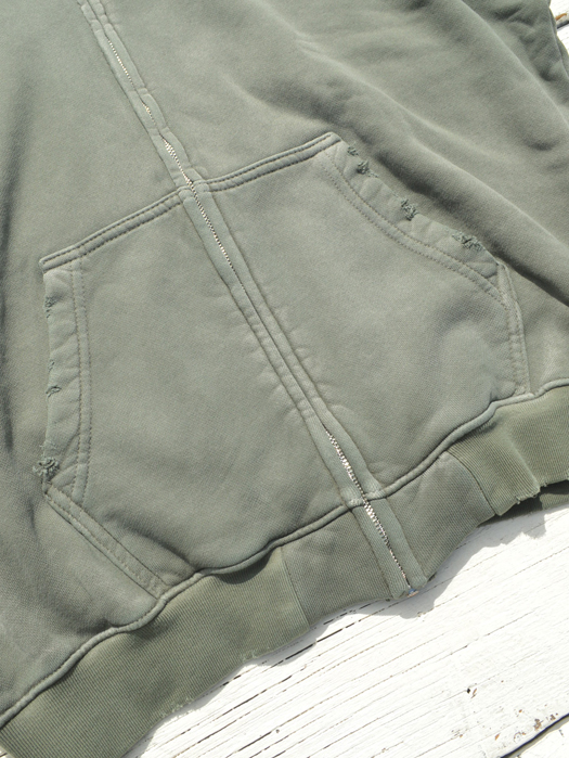 【MOOJI MOOJI】 Oversize Zip Up Hoodie