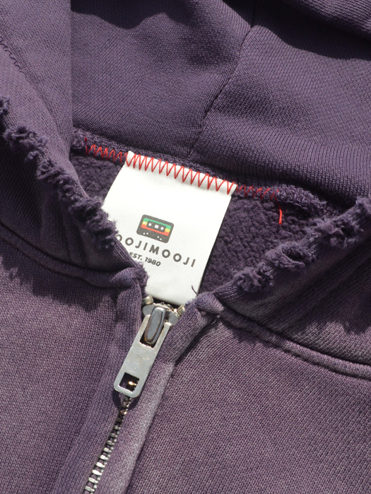 【MOOJI MOOJI】 Oversize Zip Up Hoodie