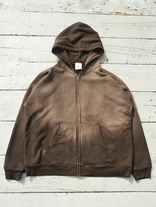 【MOOJI MOOJI】 Oversize Zip Up Hoodie　