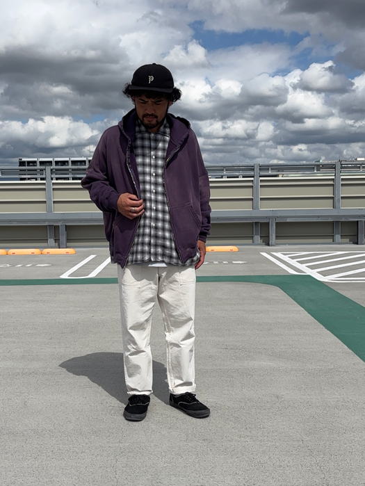【MOOJI MOOJI】 Oversize Zip Up Hoodie