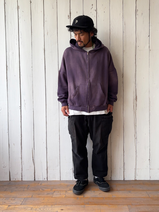 【MOOJI MOOJI】 Oversize Zip Up Hoodie