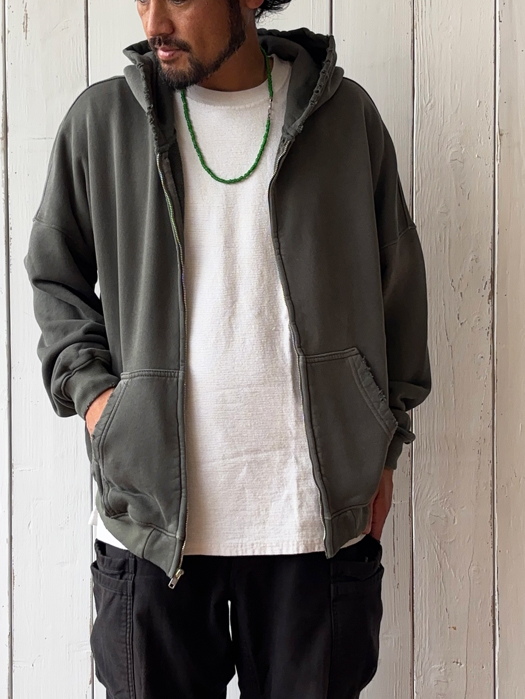 【MOOJI MOOJI】 Oversize Zip Up Hoodie　
