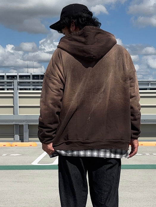 【MOOJI MOOJI】 Oversize Zip Up Hoodie