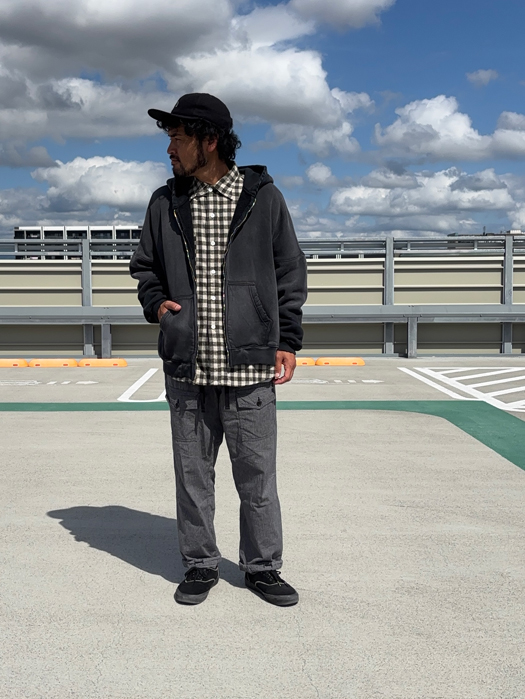 【MOOJI MOOJI】 Oversize Zip Up Hoodie