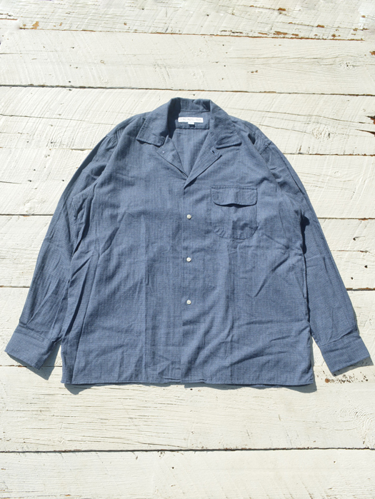 CAMP COLLAR SHIRT (FLANNEL HOUNDSTOOTH) “NR別注”　