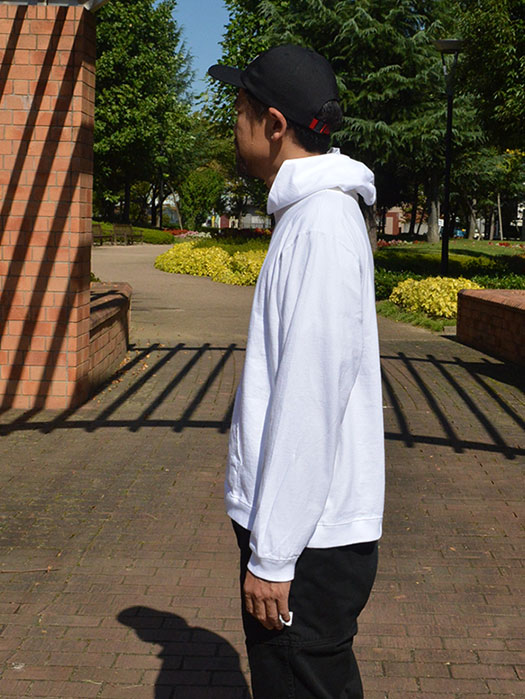 L/S PULLOVER HOOD TEE