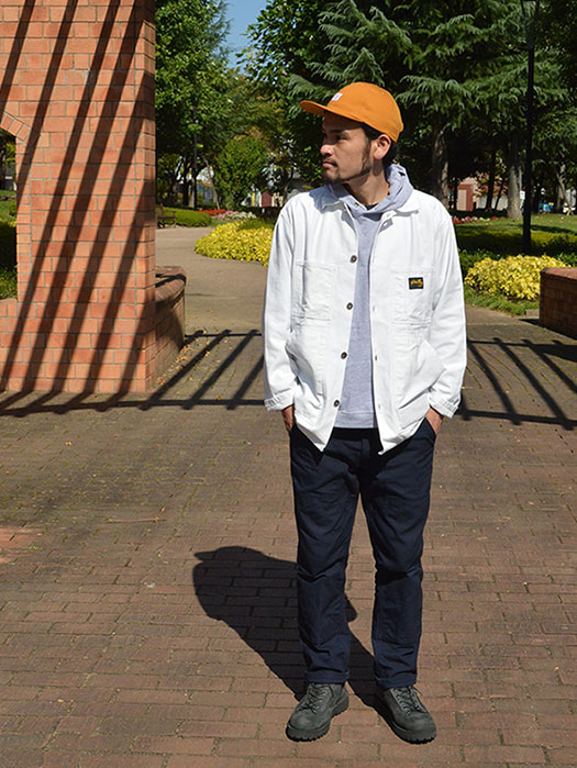 【Stan Ray】 SHOP JACKET (White Sateen)